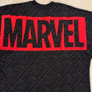 Disney Parks Spirit Jersey Marvel Logo NWOT Size XS